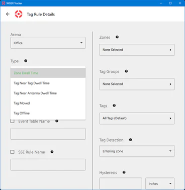 WISER Create Rules GUI